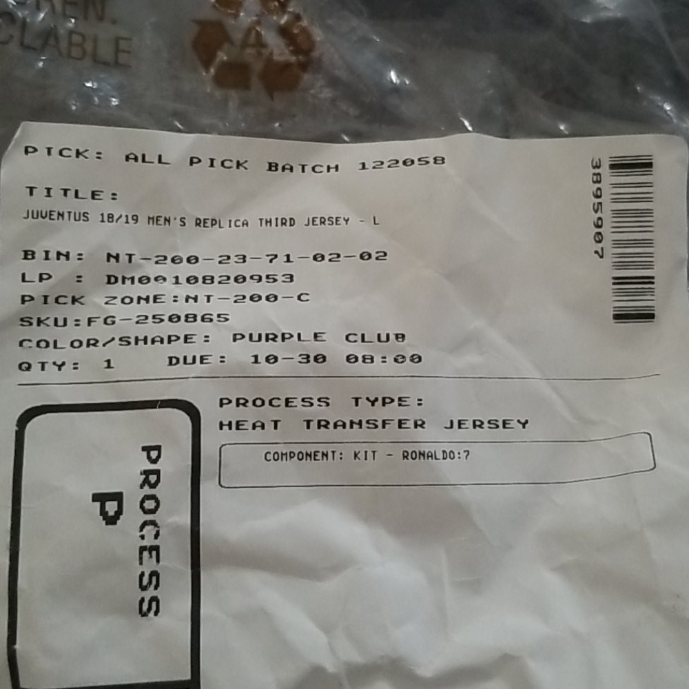 🌲Men's large juventus ronaldo jersey - Picture 6 of 8